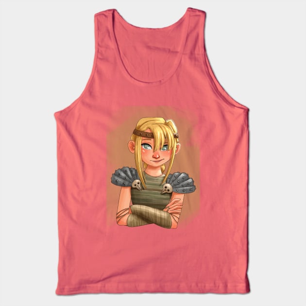 Astrid HTTYD Tank Top by mshell_mayhem